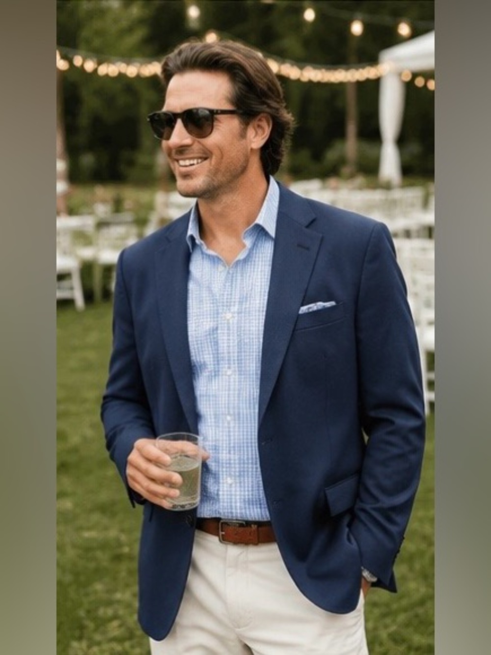Southern Tide “Built With Purpose” Charleston Sportcoat – 36R – Navy Blue